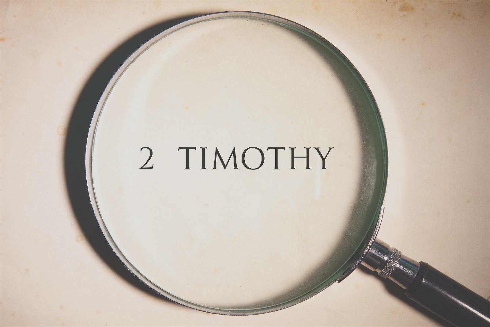 Paul's Farewell Message to Timothy (2 Timothy 3:1-5)